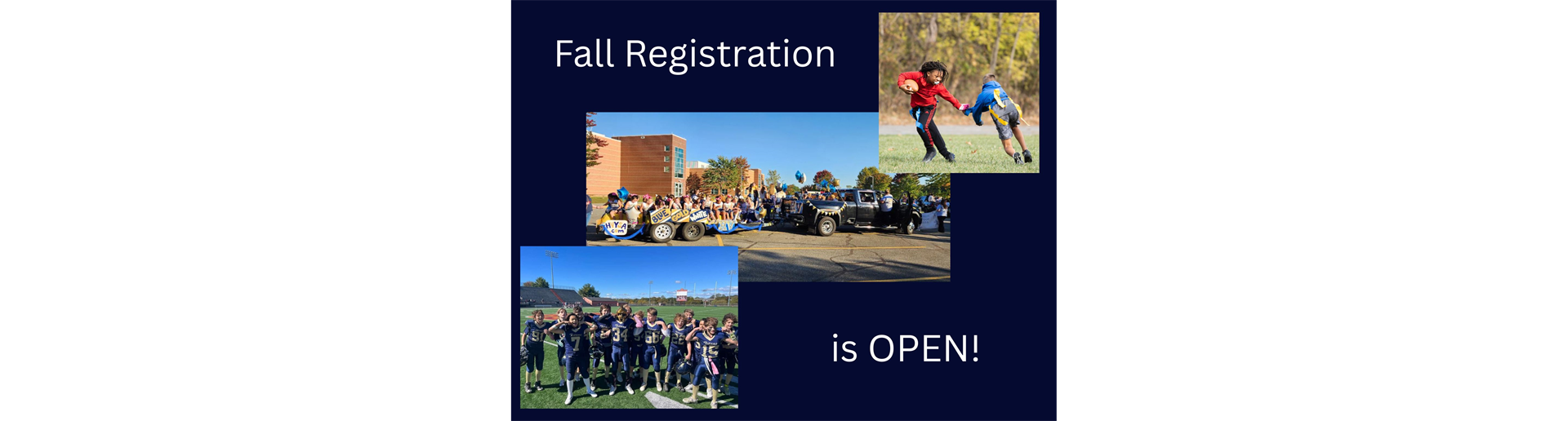 Fall Registration is NOW OPEN!